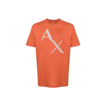 ARMANI EXCHANGE T-Shirts Men Orange Red