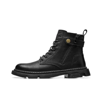 Jeep Martin Boots Men Black