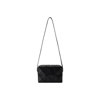ISSEY MIYAKE Cuboid Polyvinyl Chloride Resin Cupid Small Square Box Shoulder Bag Crossbody Bag Women's Black