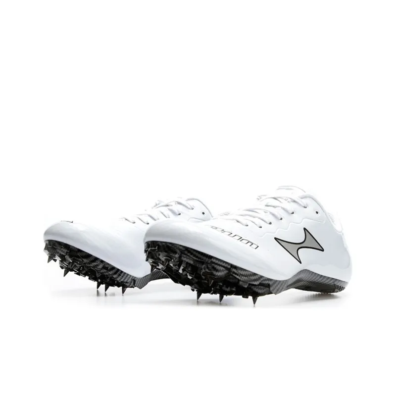 HEALTH 155S Cushioning Anti Slip Wear Resistant Coverage Impact Resistant Low Top Sprint Running Shoes Unisex White-1