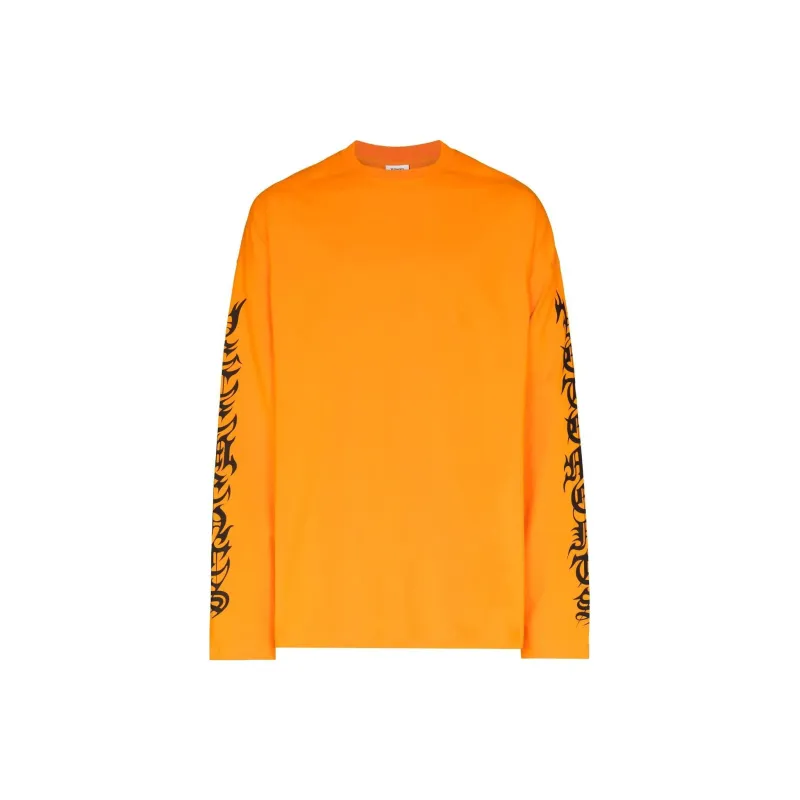 Vetements T Shirts Men Orange-0