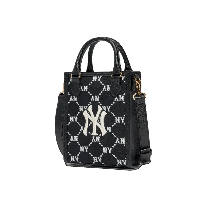 MLB Polyester Tote Bag, Shopping Bag, Shoulder Bag, Crossbody Bag Mini Women's Black-1