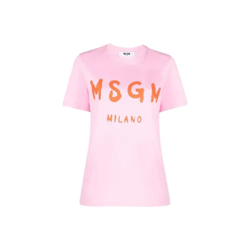 MSGM T-Shirts Women's Pink