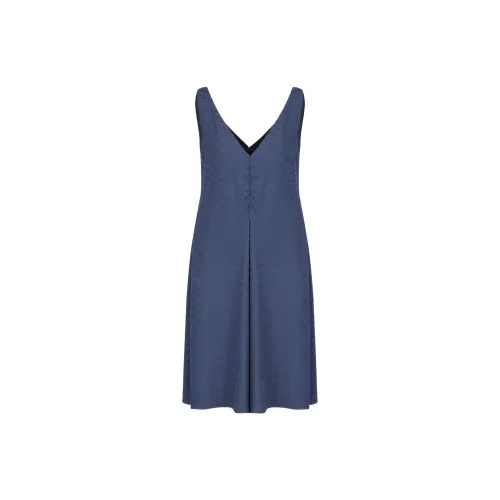 EMPORIO ARMANI Sleeveless Dresses Women's Dark Blue