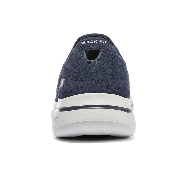 Skechers Go Walk 5 Cushioning Anti-Slip And Wear-Resistant Low-Top Casual Shoes Men's Blue-3