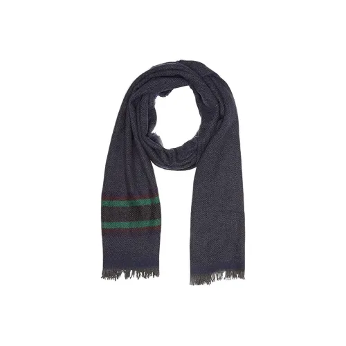 HUGO BOSS Knit Scarf Men Gray