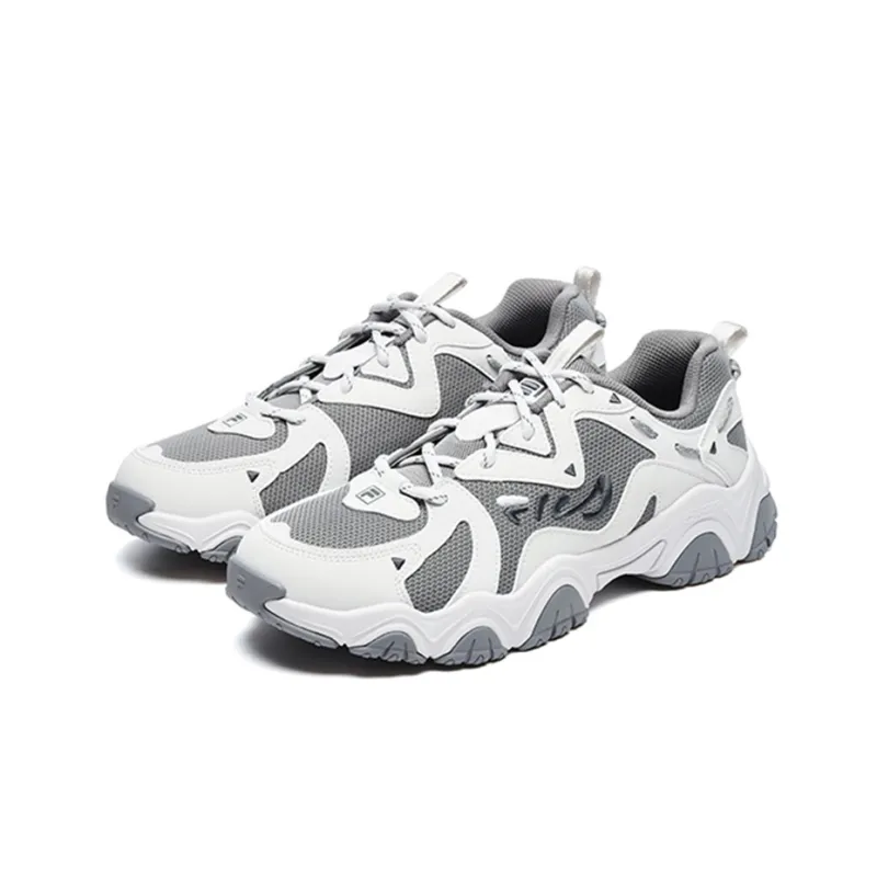 FILA Fluid 4 Sneakers 'White Grey'-2