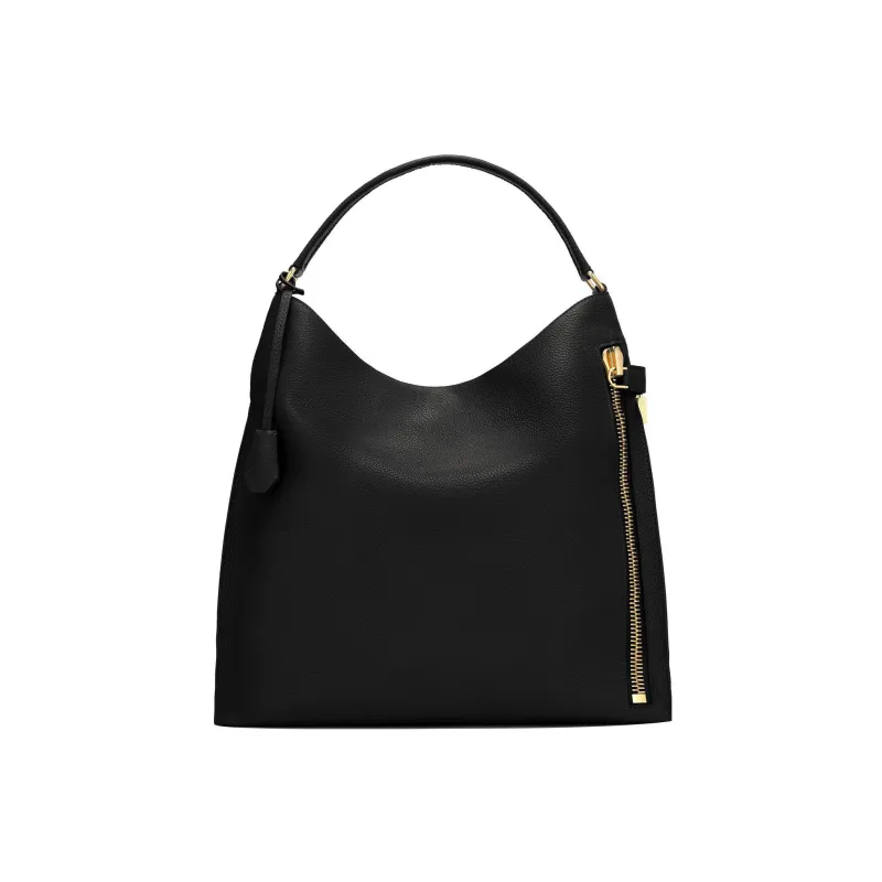 TOM FORD ALIX Grained Leather Hobo Bag Handbag Women's-0