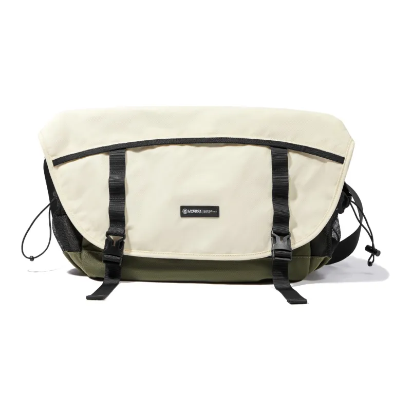 LIVEBOX EN DIRECT Nylon Messenger Bag Crossbody Bags Large Size Men's Army Green-1