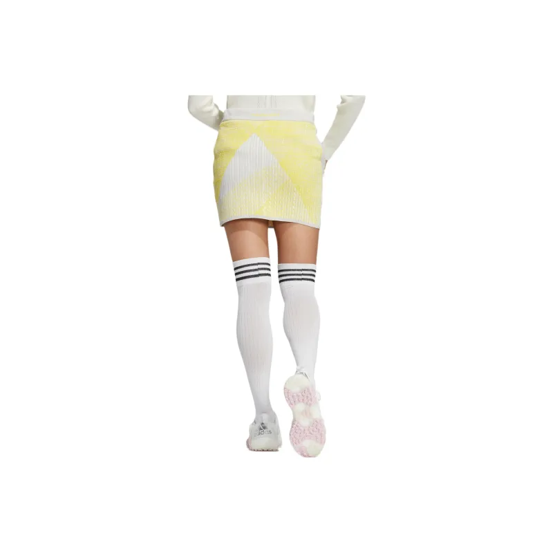 Adidas Casual Short Skirts Women's Yellow-1