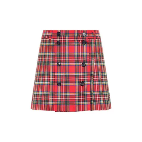 MIU MIU FW22 Casual Short Skirts Women's Red