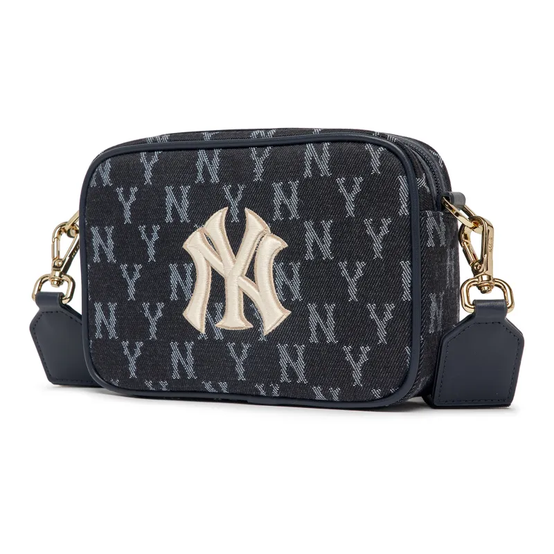 MLB Polyester Camera Bag, Crossbody Bag, Shoulder Bag Unisex Dark Blue-1