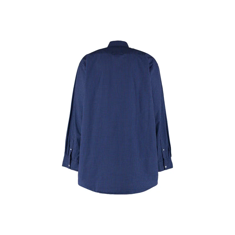 Balenciaga Shirt Loose Fit Men's Blue-1