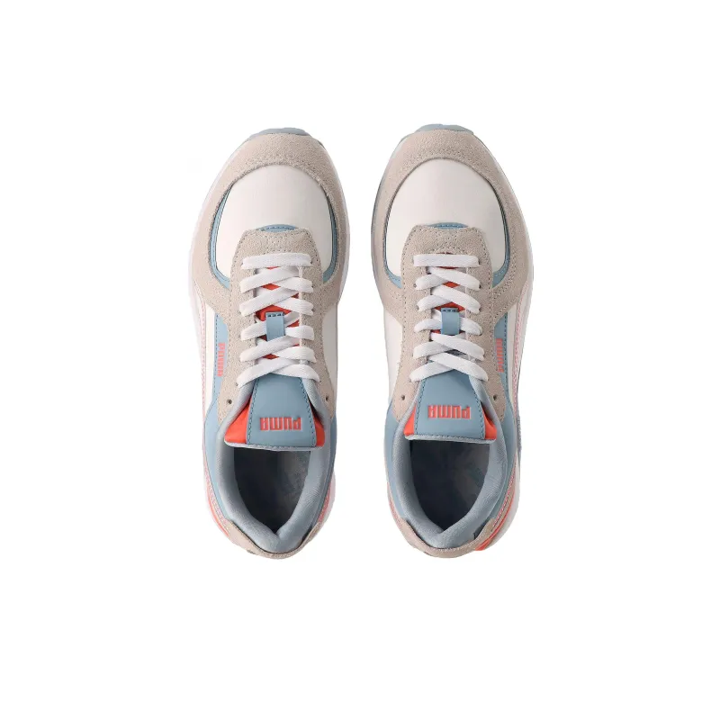 PUMA Cruise Rider Trainer Casual Shoes Women's Low-Top White/Gray/Blue/Orange-2