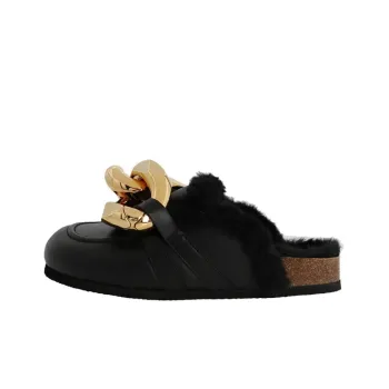 JW Anderson Chain Wrap toe Slippers Women's Black