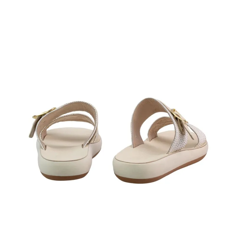 ANCIENT GREEK SANDALS Stylish Sandals Women's Gray White-2