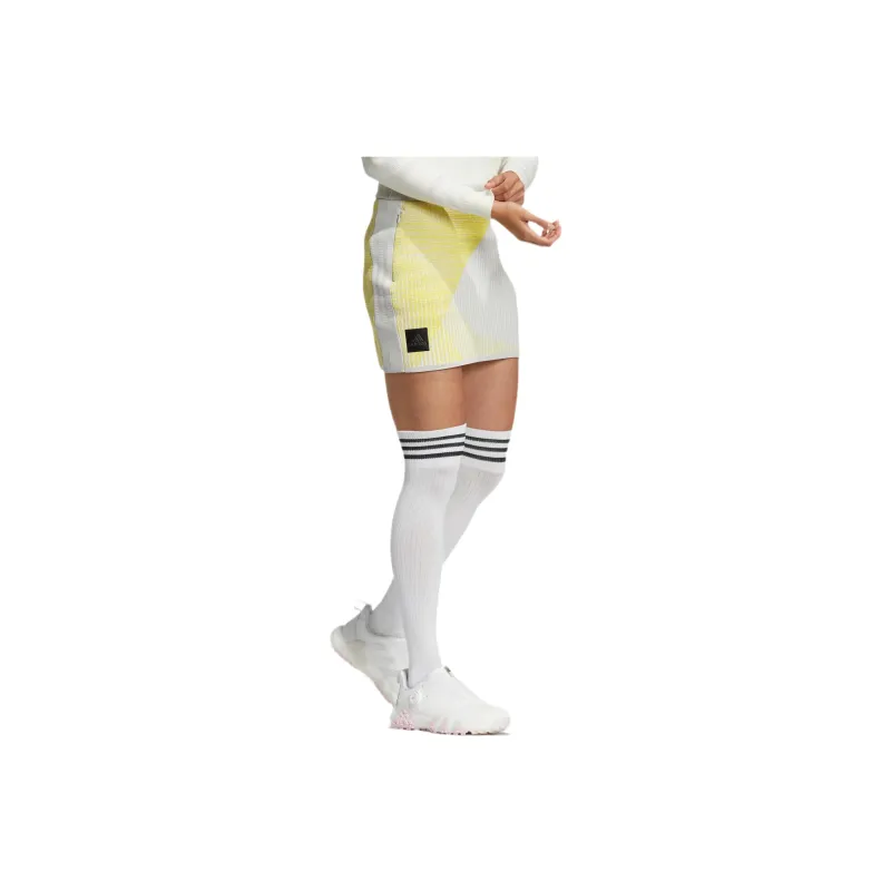 Adidas Casual Short Skirts Women's Yellow-2