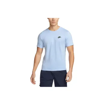 Nike T Shirts Men Light Blue