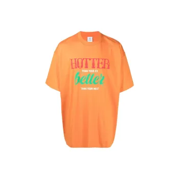 Vetements T-Shirts Men Orange