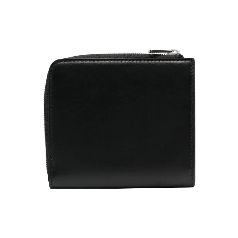 JIL SANDER Calfskin Wallet Men's Black-1
