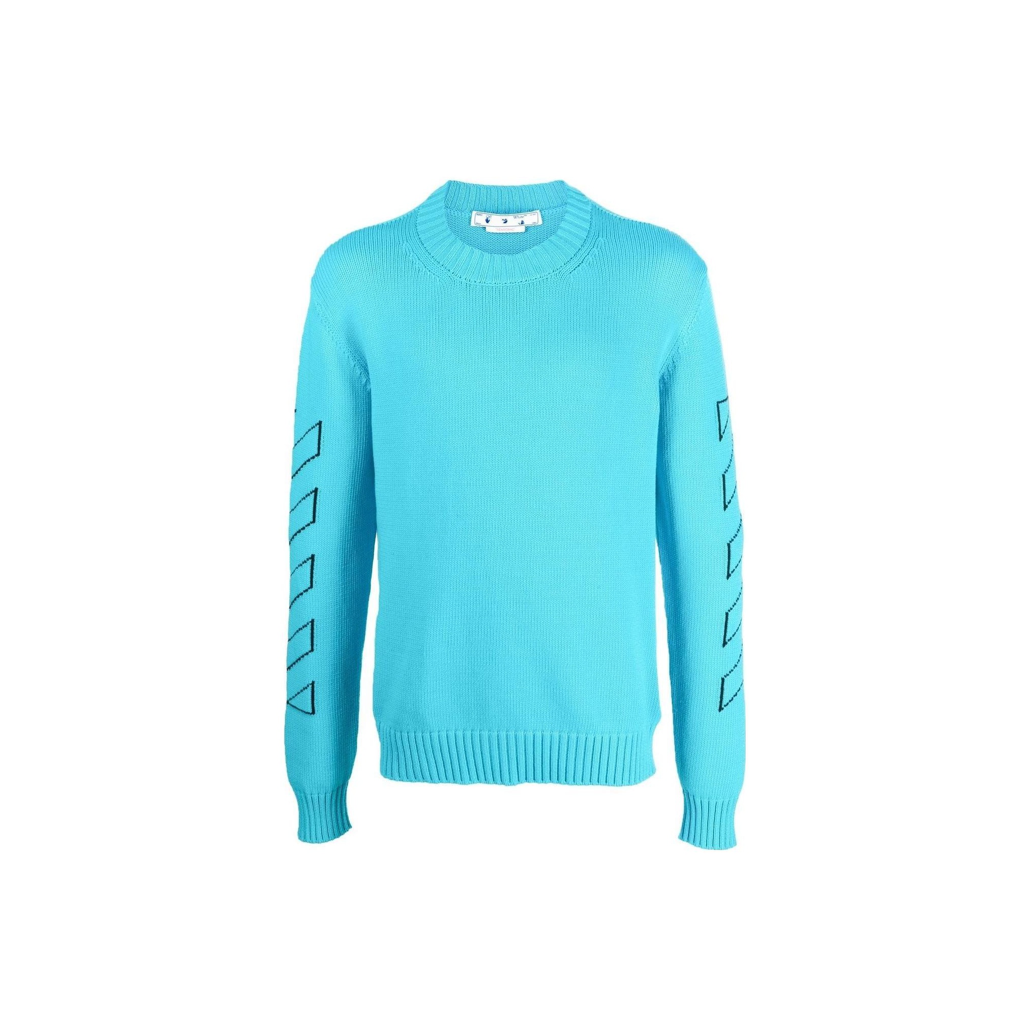 Off White Blue Sweaters on Sale Authentic POIZON