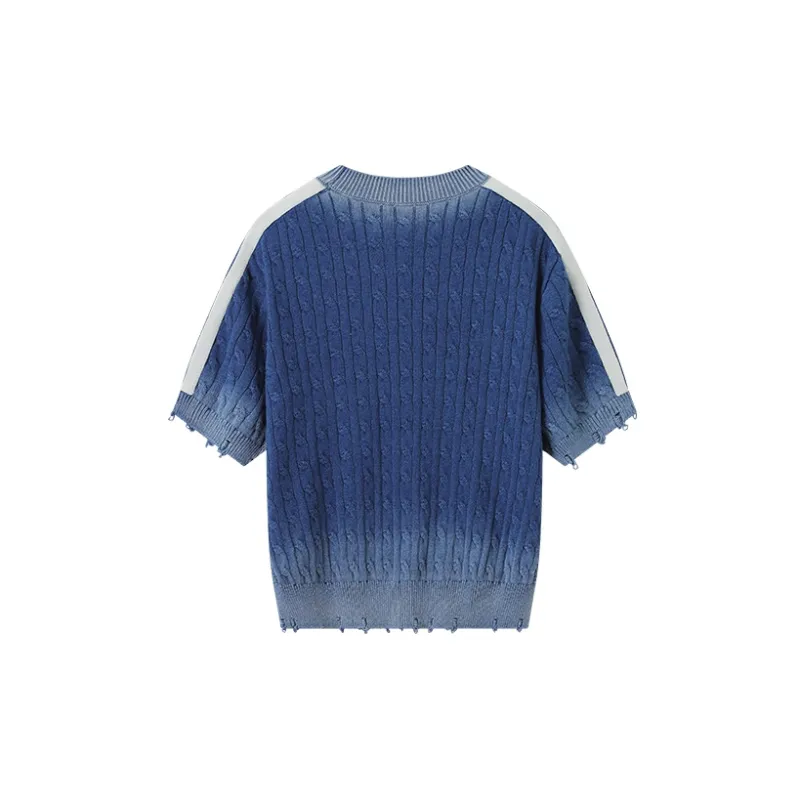 UOOYAA Loose Fit Sweater Women's Blue-1
