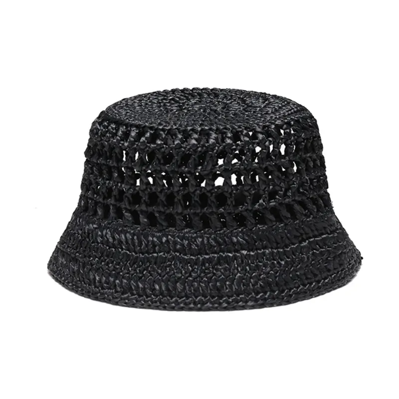 PRADA Raffia Bucket Hat-3