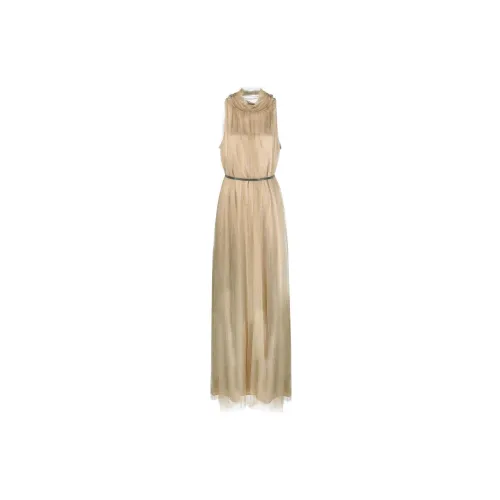 Fabiana Filippi Sleeveless Dresses Women's Gold