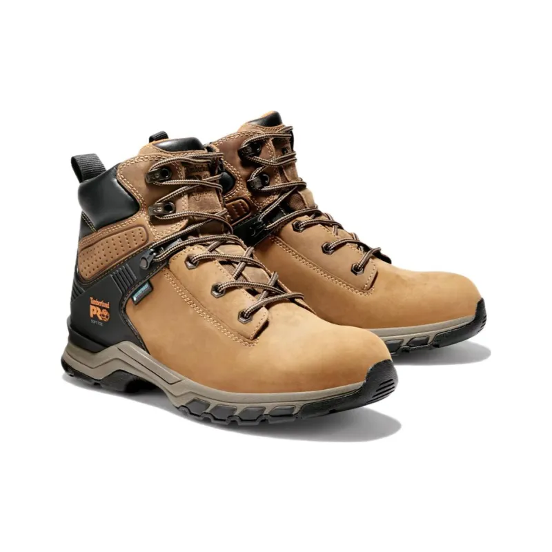 Timberland Hypercharge 6 Slip-Resistant Water-Resistant High-Top Outdoor Shoes Yellow Black-1
