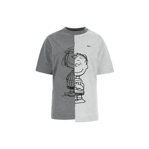 LACOSTE T-Shirts Unisex Gray