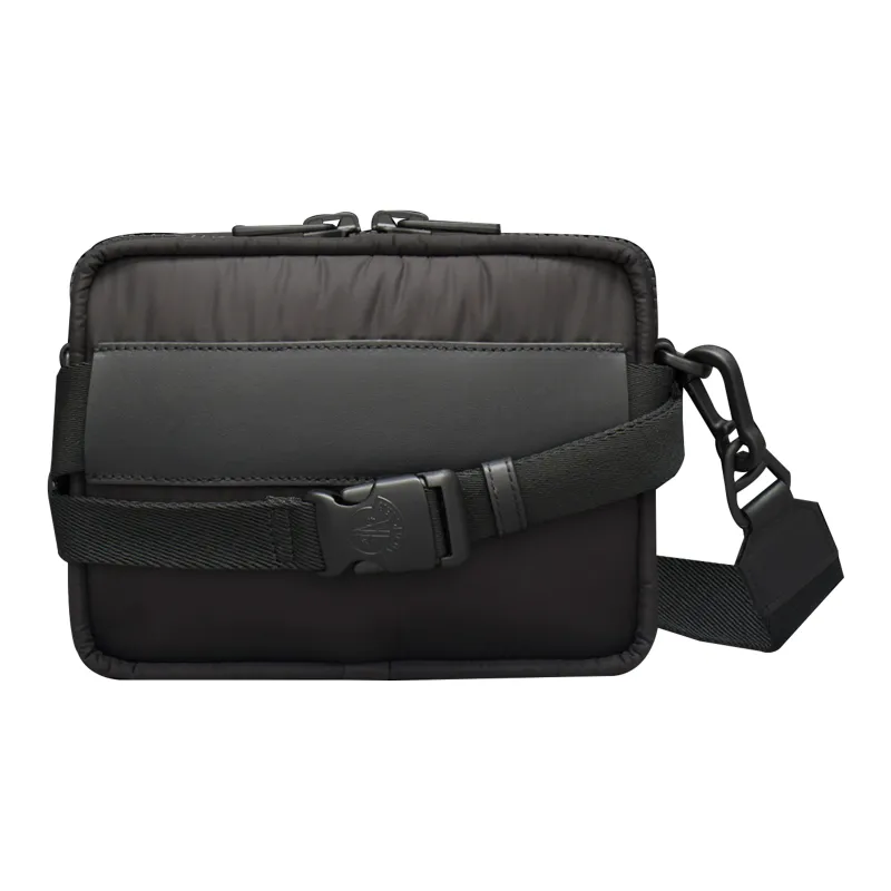 Moncler Nylon Fanny Pack Shoulder Bag Crossbody Bag Men's Black/White-1