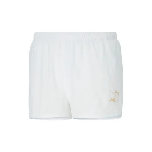 PUMA Tracksmith Co-branded Series Casual Shorts Women's White