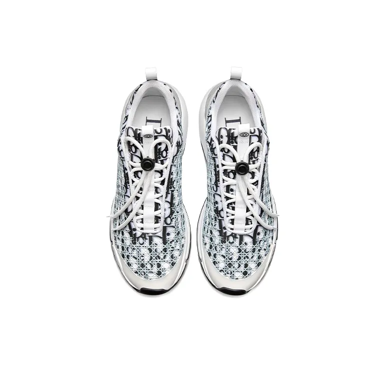DIOR B24 Oblique Cannage Motif White-4