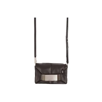 RICK OWENS/RO Sheepskin Shoulder Bag Men's Black