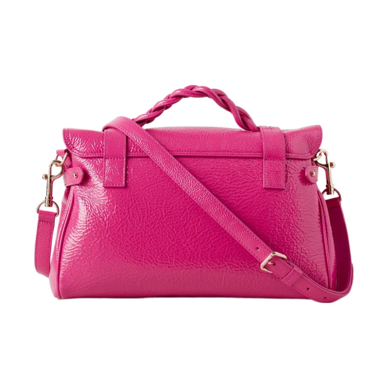 Mulberry Cow Leather Shoulder Bag Crossbody Bag Handbag Women's Mulberry Berry Pink-1