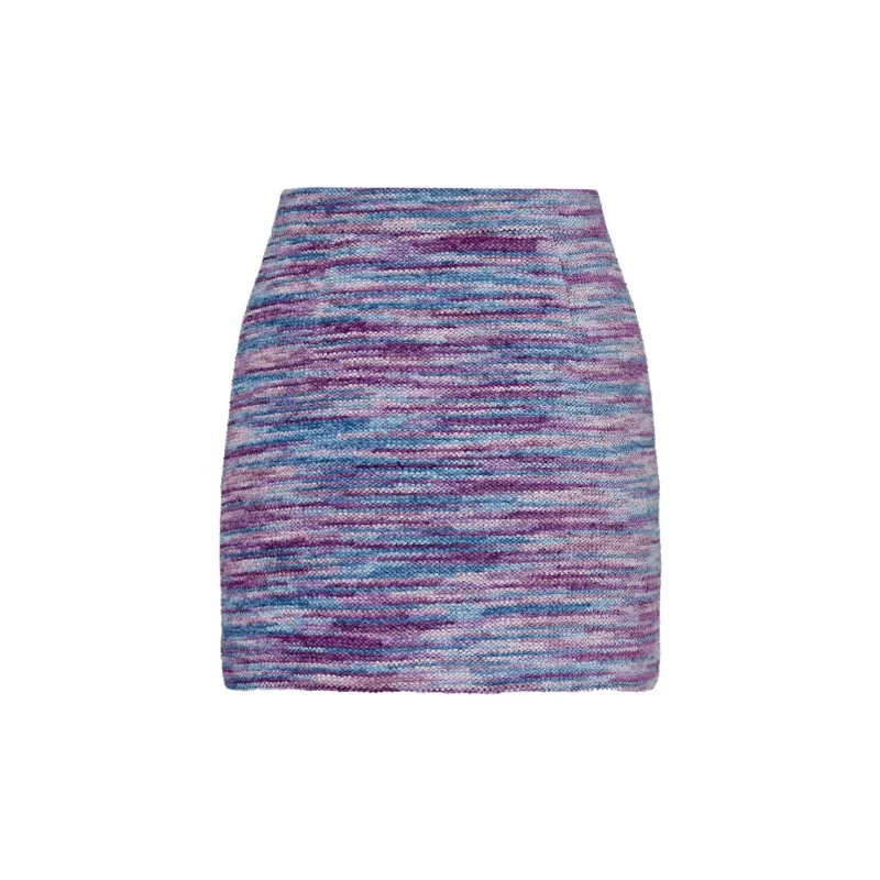 AZEPAM Casual Short Skirts Women's Purple-1