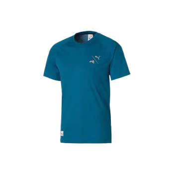 PUMA X Tracksmith Collection T-Shirts Men Blue