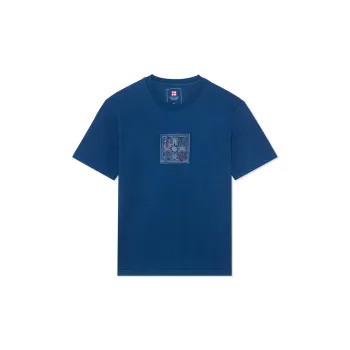 LiNing China Li Ning T-Shirts Men Blue