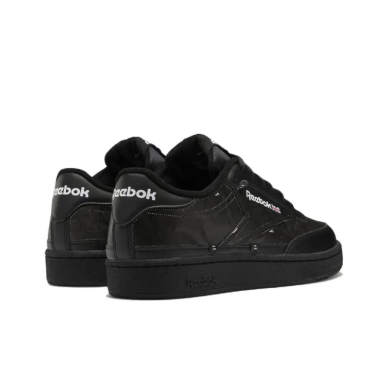 Reebok Club C Low-Top Skateboard Shoes Unisex Black-3