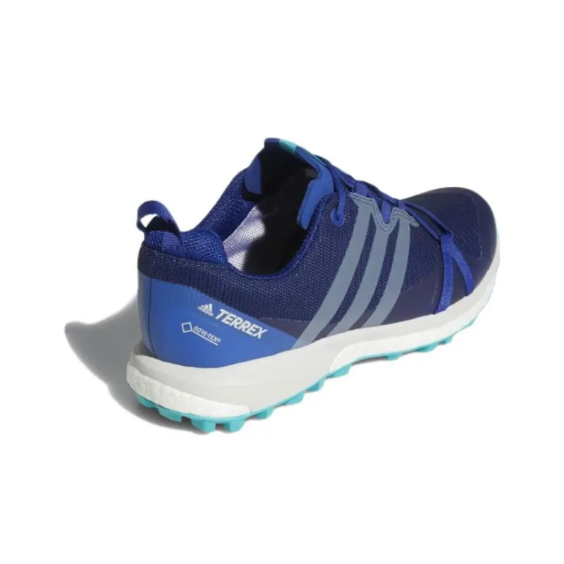 Adidas Terrex Agravic GTX Wear-Resistant Low-Top Trekking Shoes Women's Blue-3