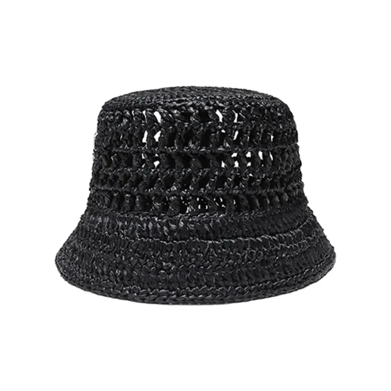 PRADA Raffia Bucket Hat-2