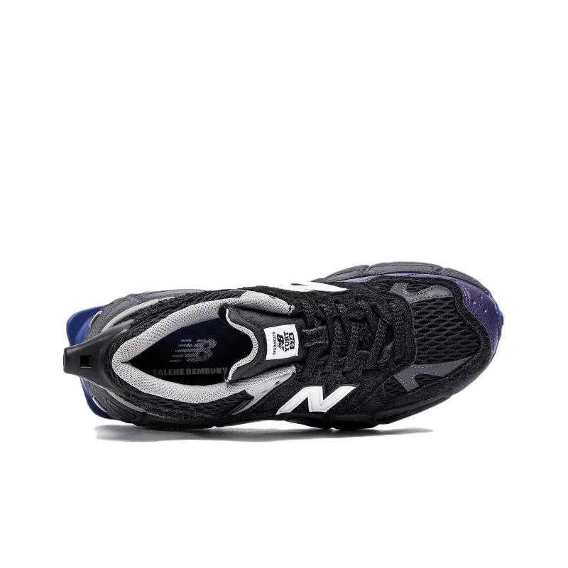 New Balance 574 Yurt Salehe Bembury Universal Communication Black Plum-4