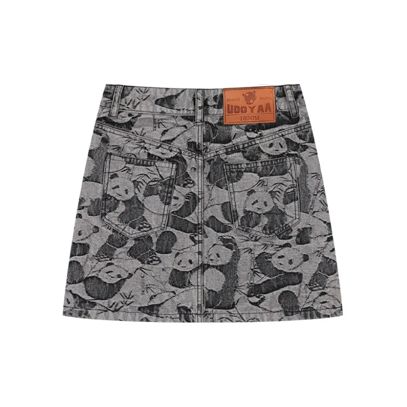 UOOYAA Casual Short Skirts Women's Gray-1