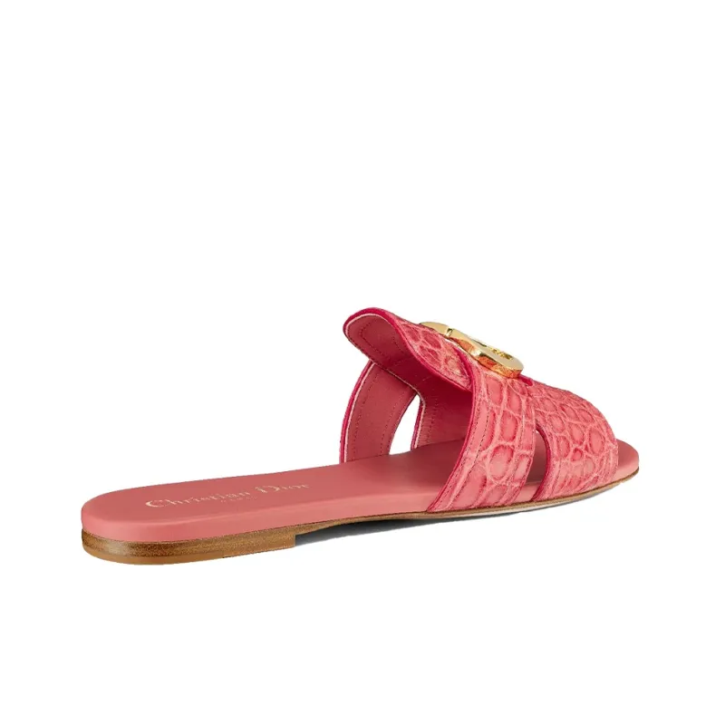 DIOR 30 Montaigne Slide Slippers Women's Pink-3
