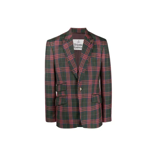 Vivienne Westwood Business Suits Men Green And Red