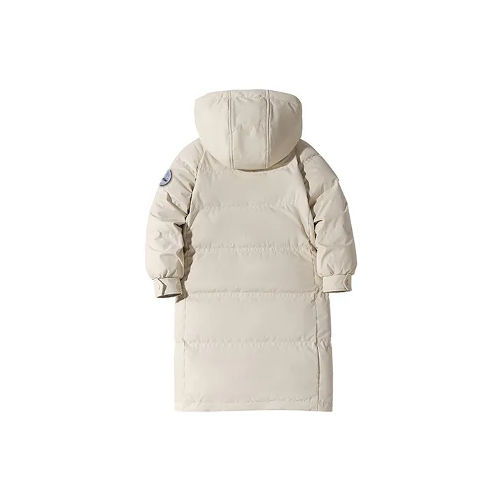 Green Forest Down Jackets Women's Beige Apricot-1