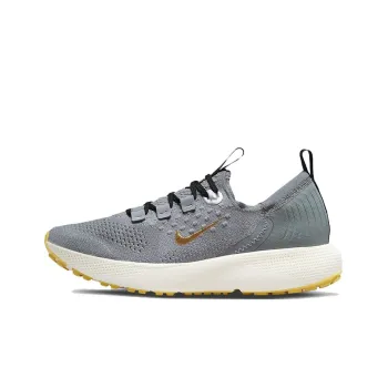 Nike React Escape Run Flyknit 'Cool Grey Metallic Gold Coin' Women's