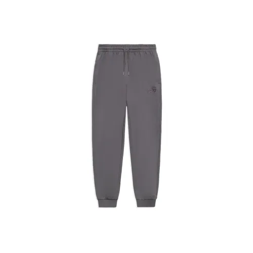 LINING Sports Life Collection Knitted Sweatpants Men Wisteria Brown