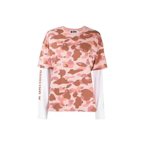 A BATHING APE T-Shirts Women's Pink