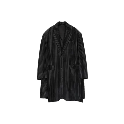 CROQUIS Trench Coats Unisex 409 Black Navy Blue